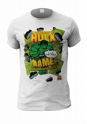 Personalised Men's Hulk T-Shirt - Smashing Hero