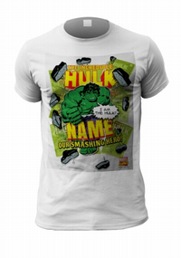 Tap to view Personalised Men's Hulk T-Shirt - Smashing Hero