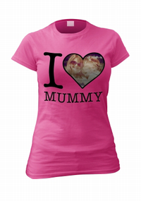 I Love Mummy Personalised Photo T-Shirt