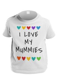 Tap to view I Love My Mummies Personalised Kid's T-Shirt