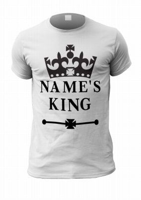 Personalised King Men's T-Shirt