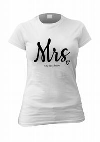 Mrs Personalised T-Shirt
