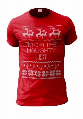 On the Naughty List Personalised T-Shirt
