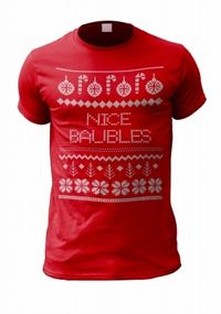 Nice Baubles Personalised T-Shirt