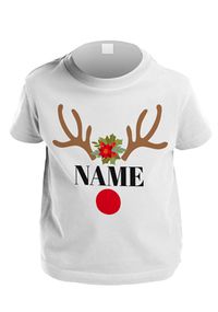 Tap to view Little Miss Reindeer Personalised T-Shirt
