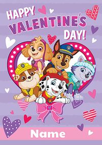 Tap to view Paw Patrol Personalised Valentine Card