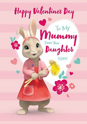 Peter Rabbit Mummy Valentine Card