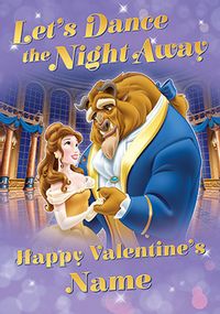 Tap to view Beauty and the Beast Personalised Valentine's Card