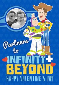 Partners To Infinity Photo Valentine's Day Card