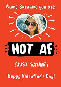 Hot AF Photo Card