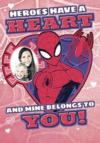 Spider-Man Heart Belongs To You Photo Card