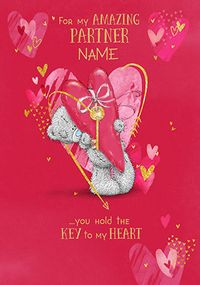 Partner Key To My Heart Giant Valentine's Card