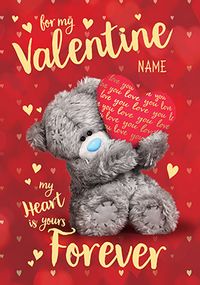 My Heart Is Yours Personalised Valentine Card