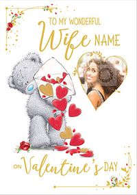 Me To You - Wonderful Wife Photo Valentine's Card