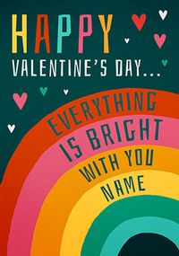 Tap to view Everything Is Bright Personalised Card