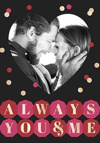 Tap to view Cancer Research Always You & Me Photo Card