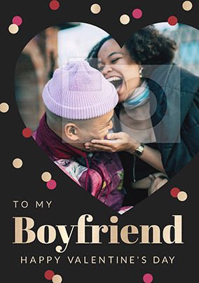 Boyfriend on Valentine's Day Photo Card