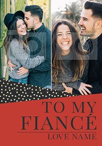 Tap to view Fiancé Valentine's Photo Card