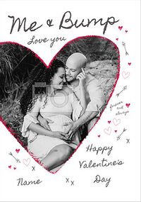 Valentine's from the Bump Photo Card