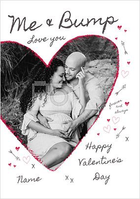 Valentine's from the Bump Photo Card