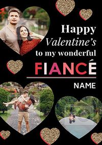 Wonderful Fiancé Valentine's Photo Card