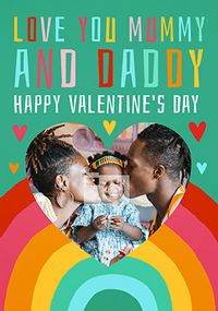 Tap to view Love Mummy And Daddy Photo  Valentine Card