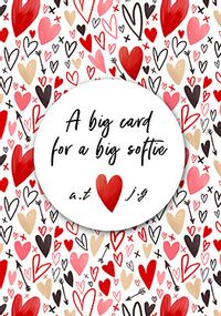 Tap to view Big Card Big Softie Valentine's Card