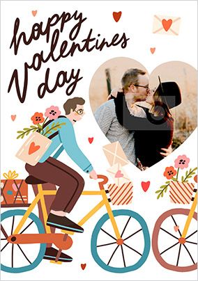 Bicycle Photo Valentine Card
