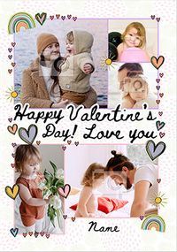 Valentine's Day from the Kids Photo Card