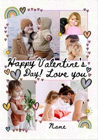 Tap to view Valentine's Day from the Kids Photo Card