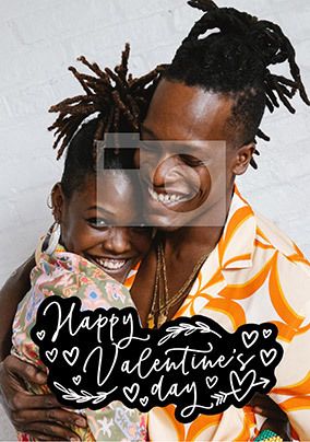 Happy Valentine's Day Photo and Text Card