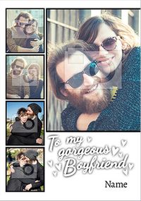 Tap to view Boyfriend Valentine's Day Multi Photo Upload Card - Essentials
