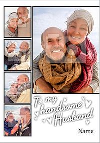 Tap to view Husband Valentine's Day Multi Photo Card - Essentials