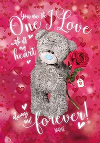 The One I Love - Always & Forever Personalised Card