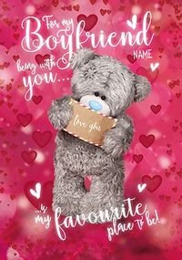 Me To You - Boyfriend Valentine's Personalised Card