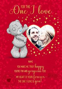 Me To You - One I Love Photo Valentine's Card