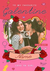 My Favourite Galentine Photo Valentine's Card