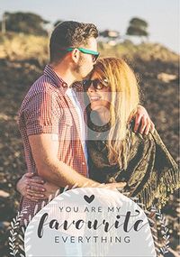 Tap to view Cancer Research My Favourite Everything Photo Valentine's Card