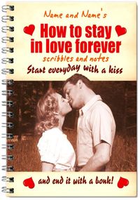 Ginger Biscuits - How to stay in Love Notebook