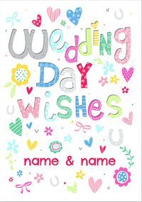 Pretty Patterns - Wedding Day Card Wedding Wishes