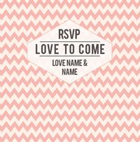 Tap to view Aztec Summer - RSVP Love to Come Wedding Card