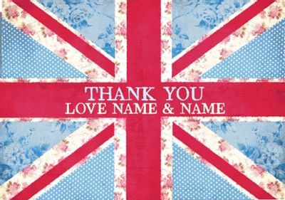 Cool Britannia - Wedding Thank You
