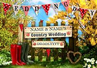 In The Country - Wedding Invitation