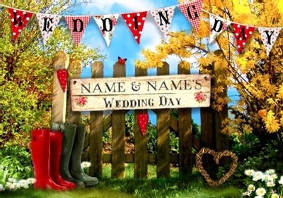 In The Country - Wedding Congratulations