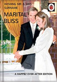 Marital Bliss Ladybird Book Wedding Day Card