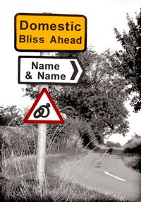 Blatant Lane - Domestic Bliss Wedding Card