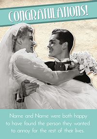 Tap to view Emotional Rescue Wedding Day Card - Annoy