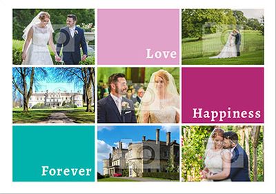 Essentials - Wedding Card Multi Photo Upload Landscape