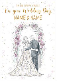 Tap to view On Your Wedding Day Personalised Card