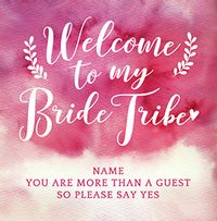Tap to view J'adore Bride Tribe Bridesmaid Wedding Card